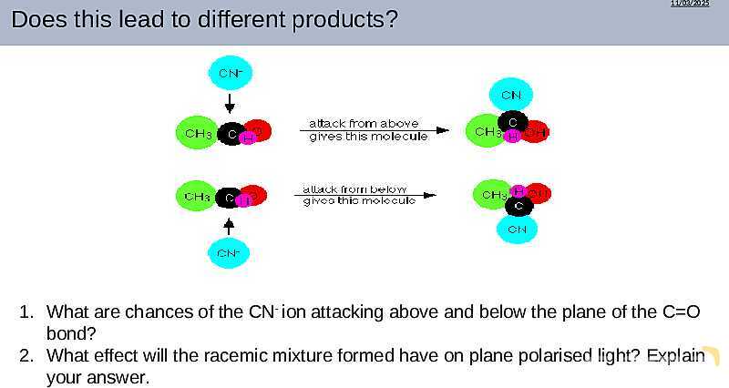 Aldehydes, Ketones, and Hydroxynitriles | Free Chemistry PowerPoint- پیش نمایش