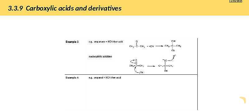 Carboxylic Acids and Derivatives | Free Chemistry PowerPoint- پیش نمایش