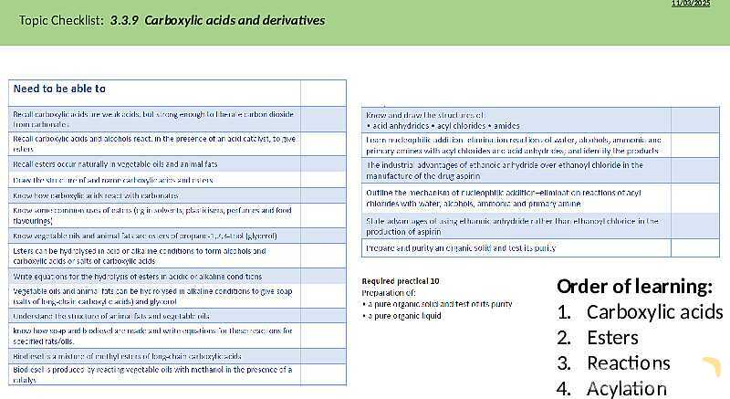 Carboxylic Acids and Derivatives | Free Chemistry PowerPoint- پیش نمایش