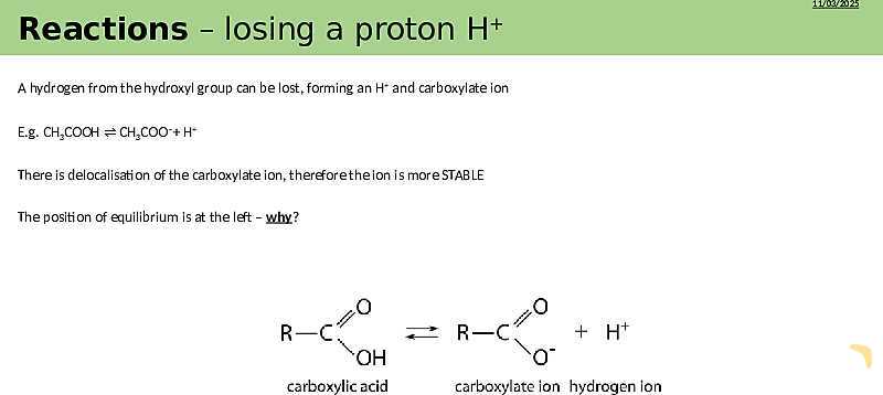 Carboxylic Acids and Derivatives | Free Chemistry PowerPoint- پیش نمایش