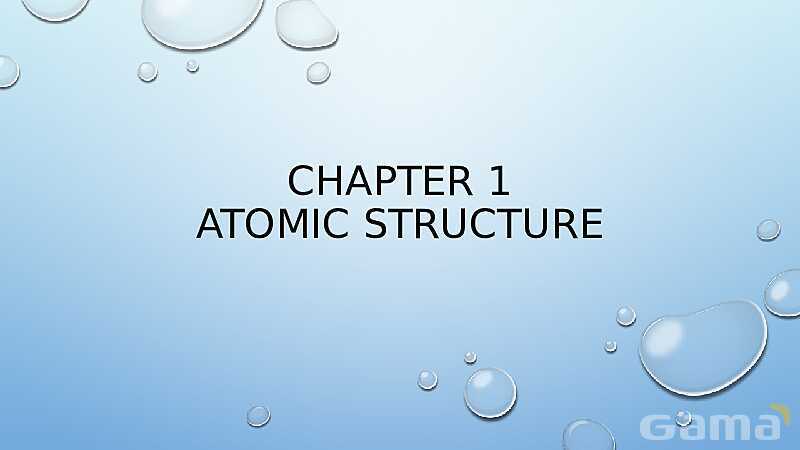 Atomic Structure | As & A Level Chemistry 9701 pptx- پیش نمایش