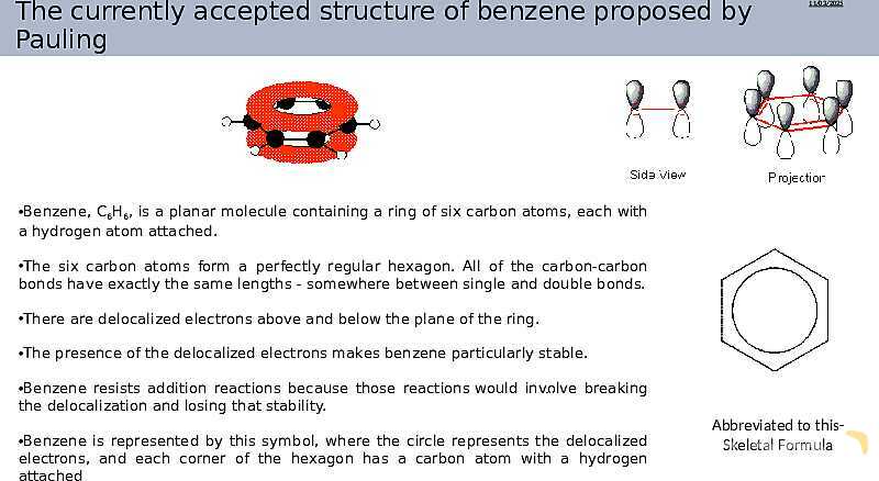  Benzene Structure | As & A Level Chemistry 9701 pptx- پیش نمایش