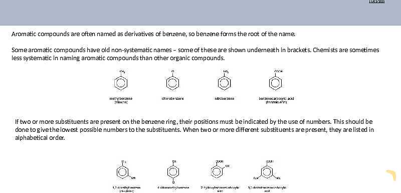  Benzene Structure | As & A Level Chemistry 9701 pptx- پیش نمایش