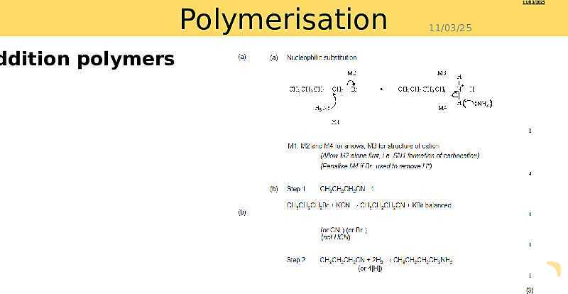 Understanding Addition Polymers | As & A Level Chemistry 9701 PowerPoint- پیش نمایش