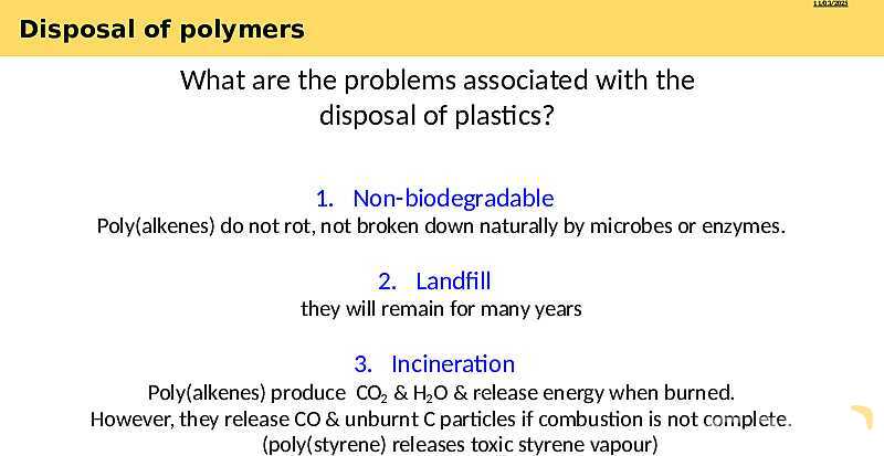 Condensation Polymers | As & A Level Chemistry 9701 PowerPoint- پیش نمایش