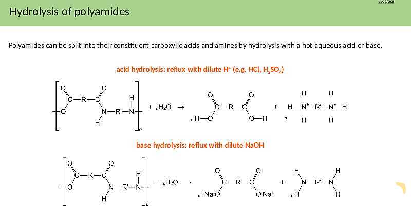 Condensation Polymers | As & A Level Chemistry 9701 PowerPoint- پیش نمایش