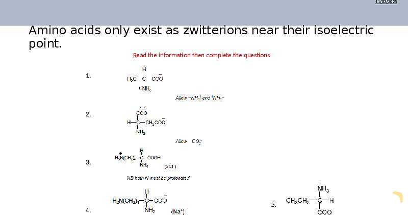 Understanding Amino Acids | As & A Level Chemistry 9701 pptx- پیش نمایش