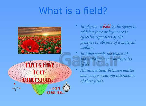 A Level Physics PowerPoint Presentation | What is a field?- پیش نمایش