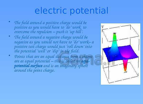 A Level Physics PowerPoint Presentation | What is a field?- پیش نمایش