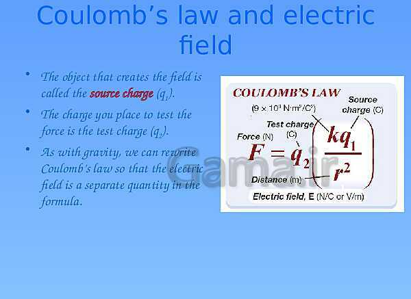 A Level Physics PowerPoint Presentation | What is a field?- پیش نمایش