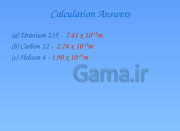 A Level Physics PowerPoint Presentation | Nuclear Size and Density- پیش نمایش