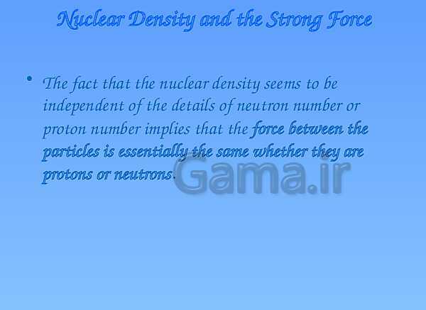 A Level Physics PowerPoint Presentation | Nuclear Size and Density- پیش نمایش