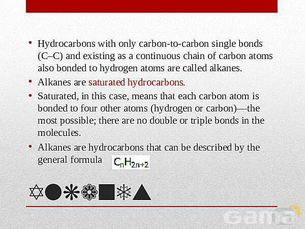 A Level  Chemistry PowerPoint Presentation | Alkanes- پیش نمایش