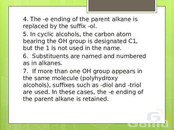 A Level  Chemistry PowerPoint Presentation | Alcohols- پیش نمایش