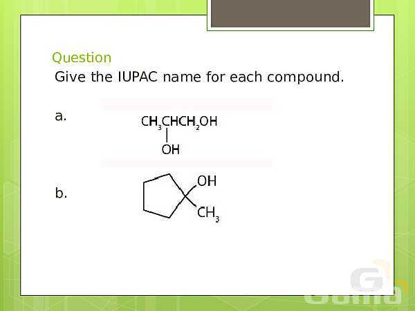 A Level  Chemistry PowerPoint Presentation | Alcohols- پیش نمایش