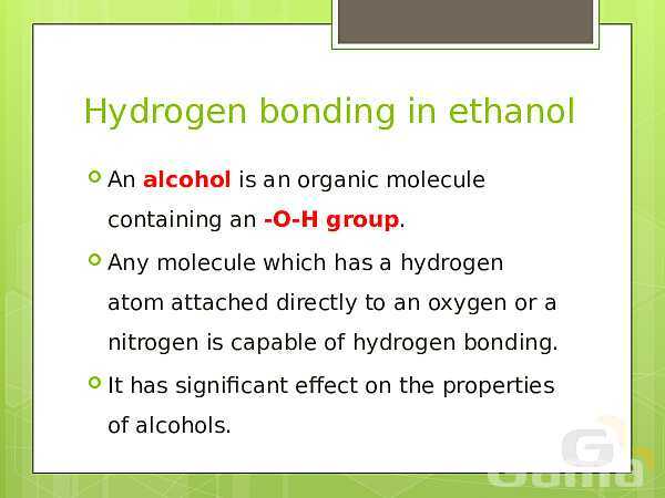 A Level  Chemistry PowerPoint Presentation | Alcohols- پیش نمایش