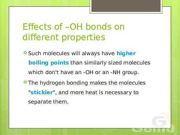 A Level  Chemistry PowerPoint Presentation | Alcohols- پیش نمایش