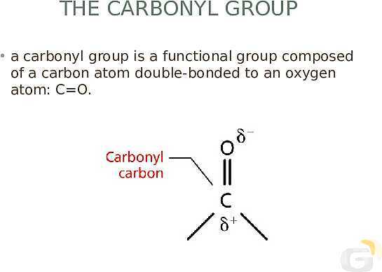 A Level Chemistry PowerPoint Presentation | Carbonyl Compounds- پیش نمایش