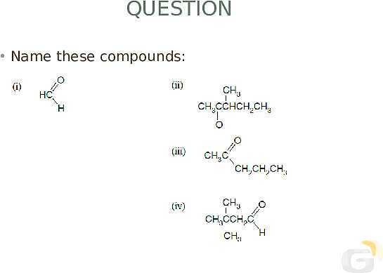 A Level Chemistry PowerPoint Presentation | Carbonyl Compounds- پیش نمایش