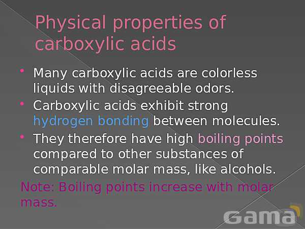  A Level Chemistry PowerPoint Presentation | Carboxylic Acids- پیش نمایش