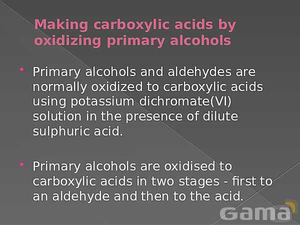  A Level Chemistry PowerPoint Presentation | Carboxylic Acids- پیش نمایش