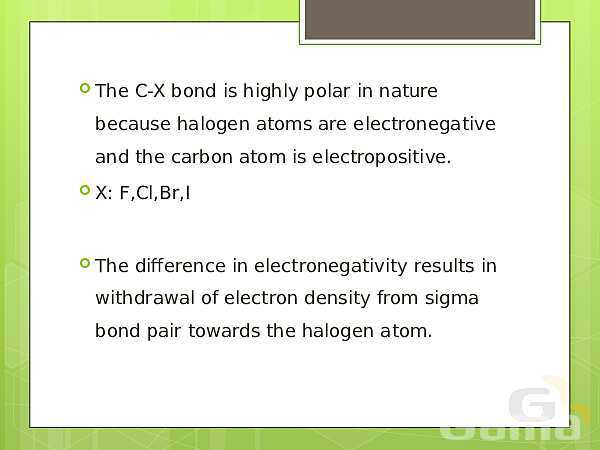 A Level  Chemistry PowerPoint Presentation | Organic Halogen Compounds- پیش نمایش