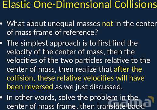 Elastic and Inelastic Collisions: Momentum, Energy Conservation, and Frame of Reference- پیش نمایش