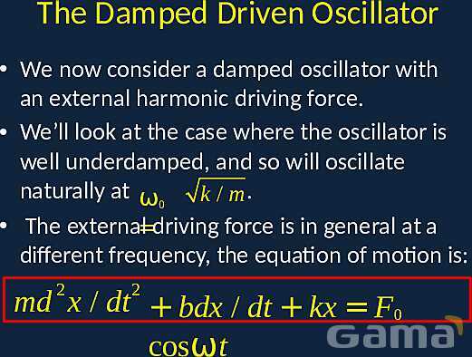 Damped and Driven Harmonic Motion: Understanding Oscillators, Resonance, and Damping Effects- پیش نمایش