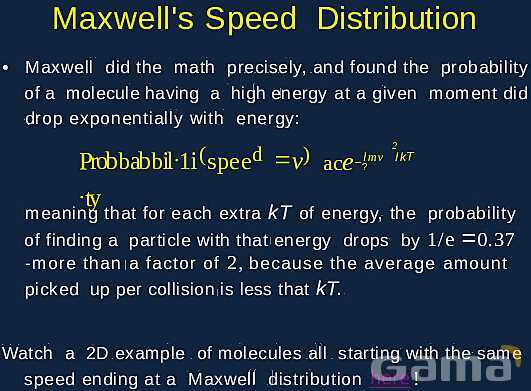 Kinetic Theory of Gases: Molecular Motion, Pressure, and Speed Distribution- پیش نمایش