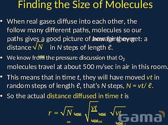 Kinetic Theory of Gases: Molecular Motion, Pressure, and Speed Distribution- پیش نمایش